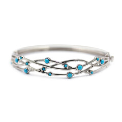 Zilveren armband met Sleeping Beauty Turkooisen (Faszination Türkis)