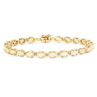 Zilveren armband met Welo-opalen