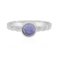 Zilveren ring met een ioliet