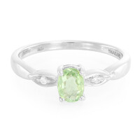 Zilveren ring met een Paraiba toermalijn