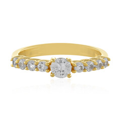 Zilveren ring met een zirkoon
