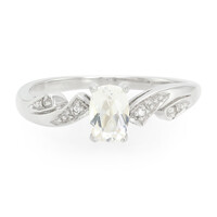 Zilveren ring met een Himalaya beril