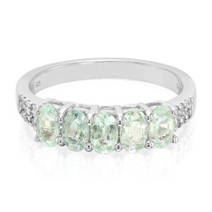 Zilveren ring met Paraiba toermalijnen