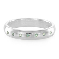 Zilveren ring met alexandrieten