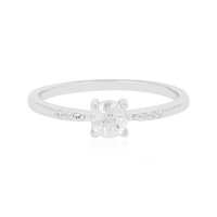 Zilveren ring met een zirkoon