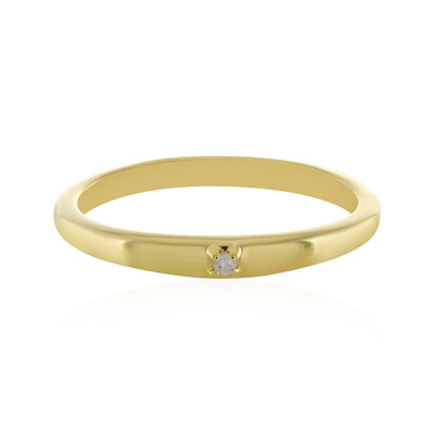Zilveren ring met een I3 (H) Diamant