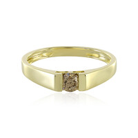 Gouden ring met een I4 Champagne Diamant