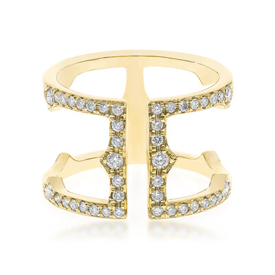 Gouden ring met SI2 (H) Diamanten (CIRARI)