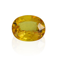Edelsteen met een Gele Ceylon saffier