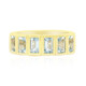 Zilveren ring met hemel-blauwe topaasstenen