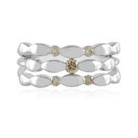 Gouden ring met een SI2 Champagne Diamant