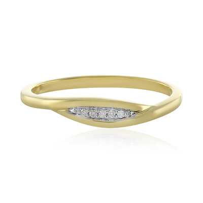 Gouden ring met Loepzuivere (F) Diamanten (LUCENT DIAMONDS)