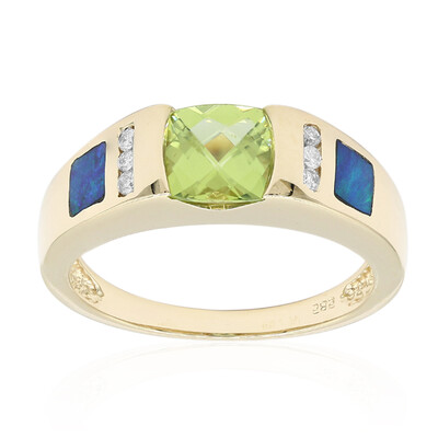 Gouden ring met een peridoot