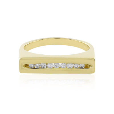 Gouden ring met een SI2 (H) Diamant (de Melo)
