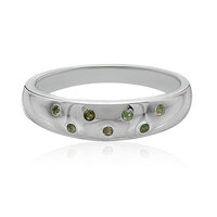Zilveren ring met alexandrieten