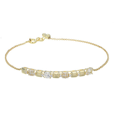 Zilveren armband met witte topaasstenen (Adela Silber)
