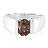 Zilveren ring met een kaneel zirkoon