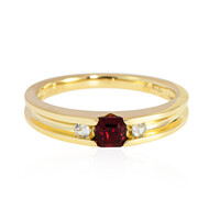 Gouden ring met een Rode Burmese Spinel (de Melo)