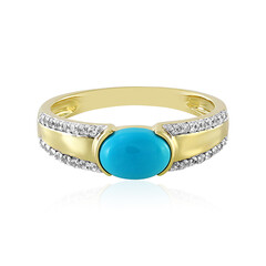 Gouden ring met een Sleeping Beauty Turkoois