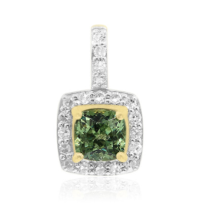 Gouden hanger met een Madagaskar Demantoid (John Ferry)