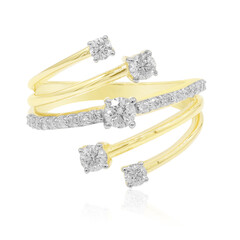 Gouden ring met een Diamant SI1 (G)