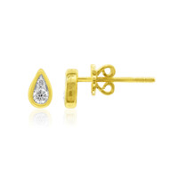 Gouden oorbellen met Diamanten SI1 (G)