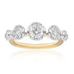 Gouden ring met een VS2 (H) Diamant (CIRARI)