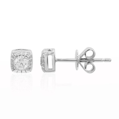 Gouden oorbellen met SI2 (H) Diamanten (CIRARI)