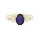 Zilveren ring met een Madagaskar Blauwe Saffier