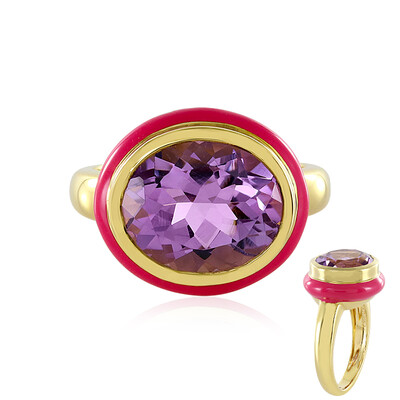 Zilveren ring met een lavendel amethist