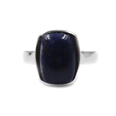 Zilveren ring met een sodaliet
