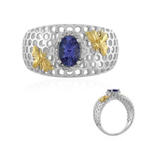 Gouden ring met een AAA tanzaniet (Ornaments by de Melo)