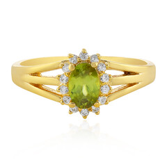 Zilveren ring met een sfeen