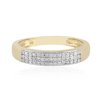 Gouden ring met I2 (I) Diamanten