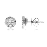 Gouden oorbellen met I1 (H) Diamanten (CIRARI)