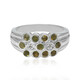 Zilveren ring met alexandrieten