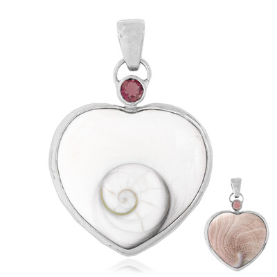 Zilveren hanger met een Shiva oog