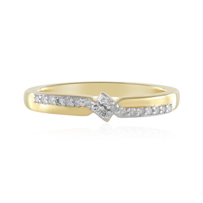 Zilveren ring met I2 (I) Diamanten