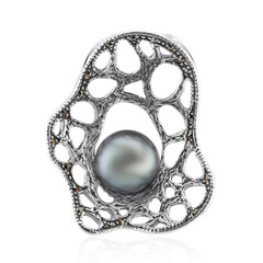 Zilveren hanger met een Tahiti parel (Annette classic)