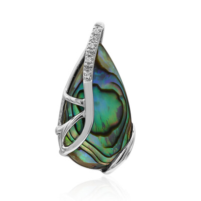 Zilveren hanger met een Abalone schelp