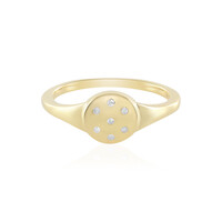 Zilveren ring met I2 (I) Diamanten