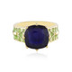 Zilveren ring met een Madagaskar Blauwe Saffier (Adela Silber)