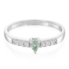 Zilveren ring met een Paraiba toermalijn