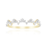 Gouden ring met Diamanten SI1 (G)
