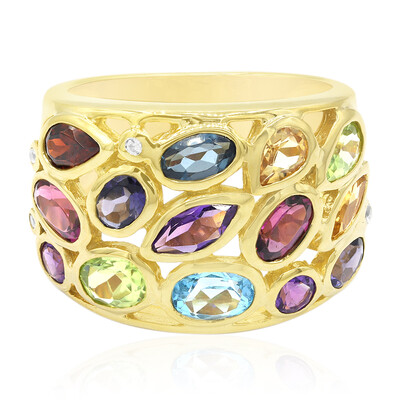 Zilveren ring met een amethist