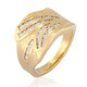 Zilveren ring met zirkonen (de Melo)