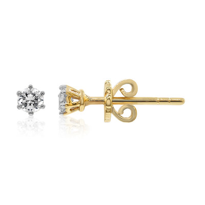Gouden oorbellen met Diamanten SI1 (G) (Annette)