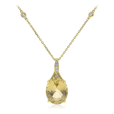 Gouden halsketting met een Congo Neon Toermalijn (CIRARI)