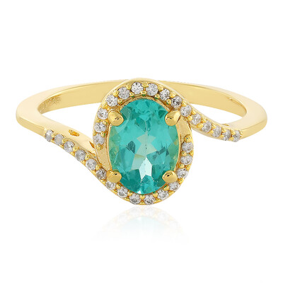 Zilveren ring met een Blauwe apatiet