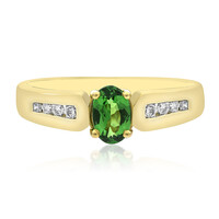 Gouden ring met een AAA tsavoriet (CIRARI)